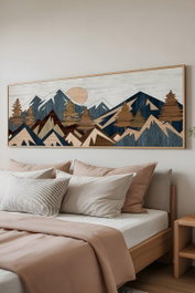 Wallity Artsmdfyty8-3370 Pintura Decorativa Enmarcada Multicolor 33 x 70 cm
